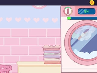 FUCK HER BESIDE THE WASHING MACHINE
