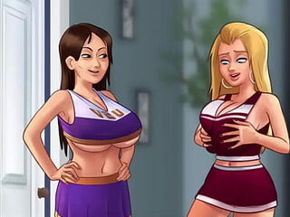 [Summertime Saga - Fan Art] Roxxy, Jenny &amp_ Debbie Scene