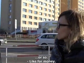 How far will this Czech milf go for money?