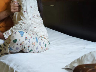 Hot Indian desi neighbour&#039;s wife can&#039;t resist first time while Husband is abroad