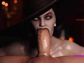 Resident Sexy Evil - Mr.Redfield x Lady Dimitrescu - 3D Anime Porn