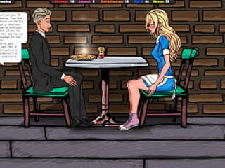 Jenny serves clients, but what she really wants to serve is their big cocks.