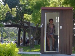 Public rest room in the park