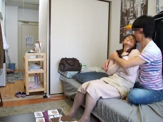Guy Takes Sexual Advantages Of Hot Japanese Mature Maids Paid To Clean His Room Asian Porn