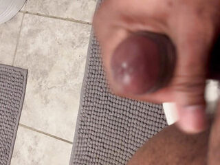 Jerking off after watching porn
