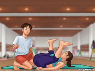 SUMMERTIME SAGA Sex with my yoga teacher