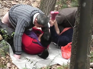 group old grandpa fuck in forest