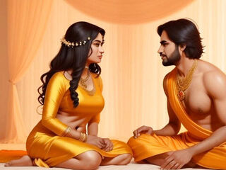 Hot Indian Desi Couple Holi Special Romance