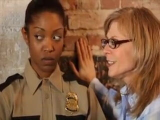 Blonde Milf And Redhead Fuck Black Girl With Strapon Video.