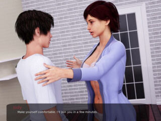 Horny Teacher Invites Her Student Home & Seduces Him - 3D Hentai Animated Porn - Milfy City