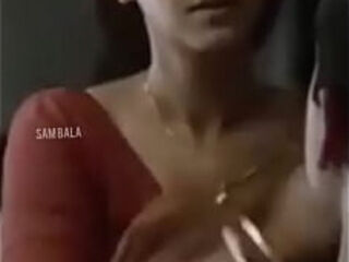 Aunty saree droping while boy seeing