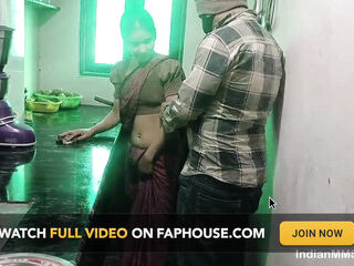 Indian Couple Fucking in Kitchen