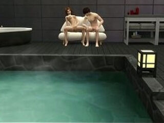 Sexo quente em clube privado