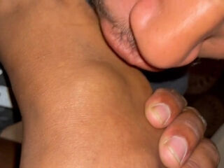 Feet Fetish, Creamy Backshots & Pussy Eating