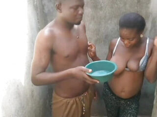 African woman with big tits