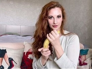 Sexy Banana Tongue Seduction