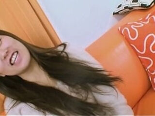 Beautiful Asian with black hair Nagisa Fukushima went to the guy'_s house to warm him
