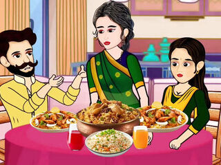 Husband Wife and Maid Gangu Bai Ki Chudai Ki Story, Hindi Cartoon Sex Story