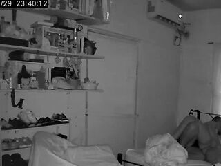 Real cam amateur couple having homemade sex in the room