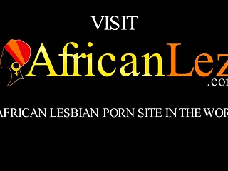 Fit African lesbos gobble vagina In motel