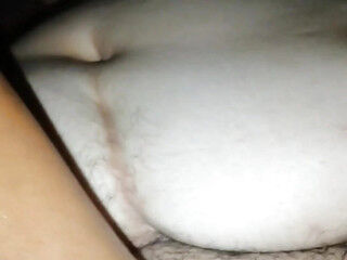 Different occasions where I masturbate my wife's fat and hairy pussy until it squirts