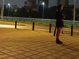 Taniax-Slutty walk around the city Part 2