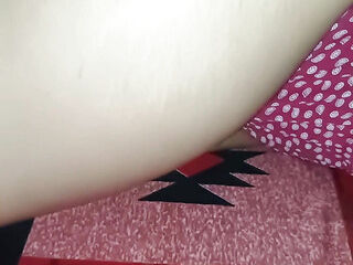 horney sult on bed and black bra and panty sexy body