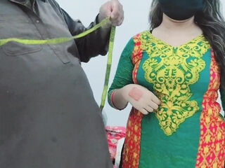 XXX Desi Village Girl’s Body Measurements Taken By Her Tailor In Sexy Ways, Then She’s Fucked In All Holes With Clear Hi