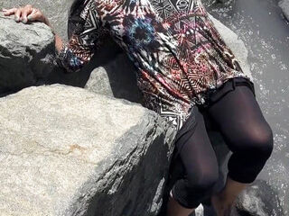 A Day in Nature! Mud Dirty Feet, Pissing in the Woods & Very Dirty Panty for Someone Special!