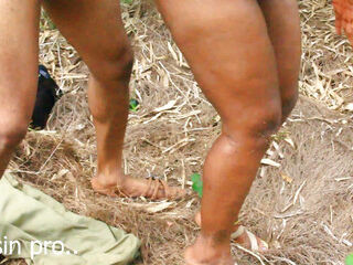 SEX ADDICT GIRL CAUGHT IN THE BUSH BY A FARMER